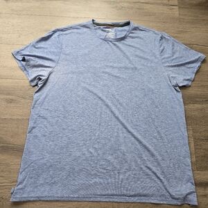 Bombas Mens Short Sleeve Tee Blue Size XL Lightweight Summer Activewear